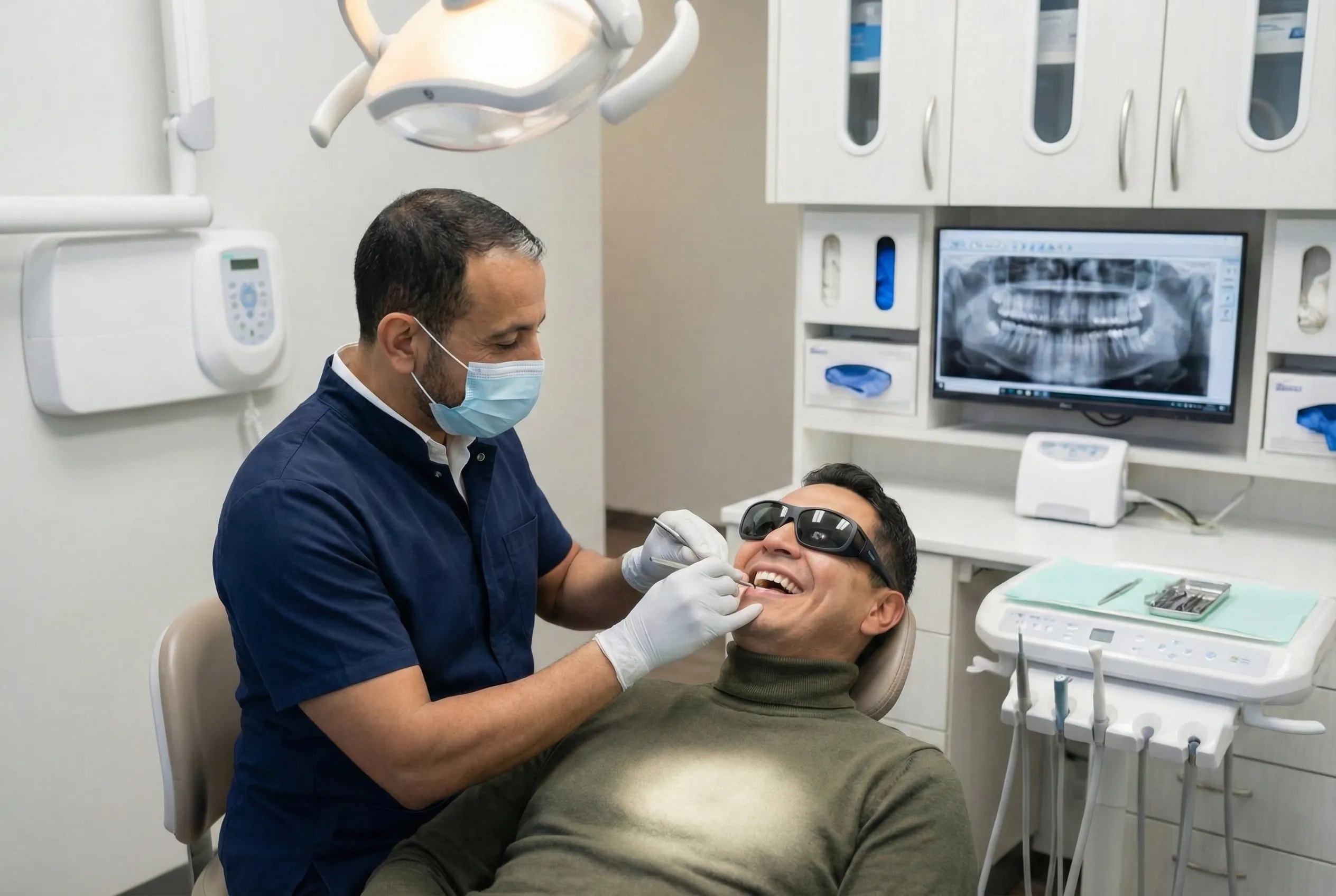 Modern dental care with advanced technology